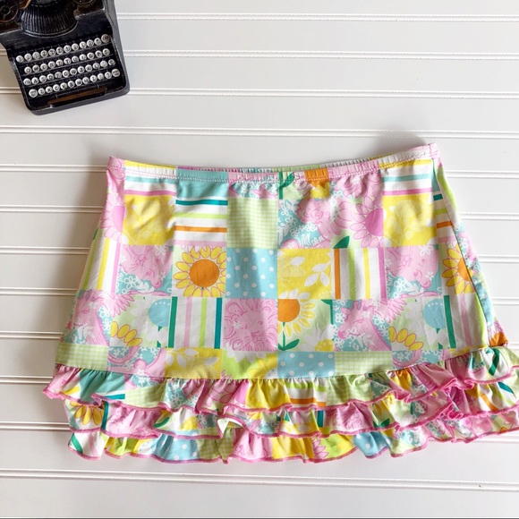 Lilly Pulitzer Other - Lilly Pulitzer Million Dollar Patch Skirt Medium
